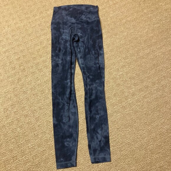 Lululemon Align Pant 28" Size 4 Diamond Dye Pitch Grey Graphite W5COUS - Picture 2 of 5